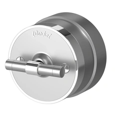 Изображение Выключатель на 4 положения двухклавишный (серебро матовый/хром) W5822054