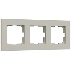 Изображение Рамка на 3 поста Slab (дымчатый софт) W0032917