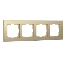 Изображение Рамка на 4 поста (шампань алюминий) W0041711