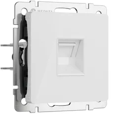 Изображение Розетка Ethernet RJ-45 (белый акрил) W1181041